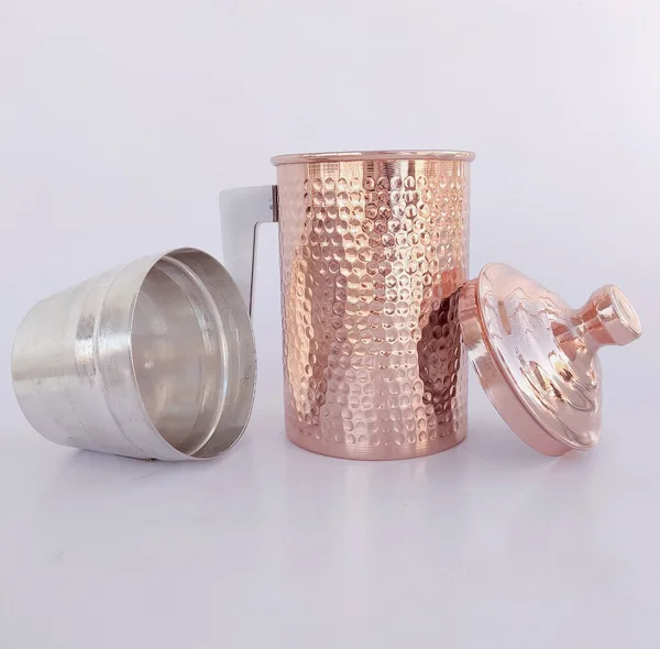 لیوان مسی مدل دمنوش طرح چکشی کد ZH293.1
