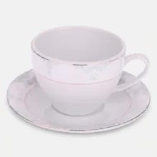 سرویس چای خوری 12 پارچه چینی مقصود طرح مونالیزا مدل دانمارکی ورژن 2