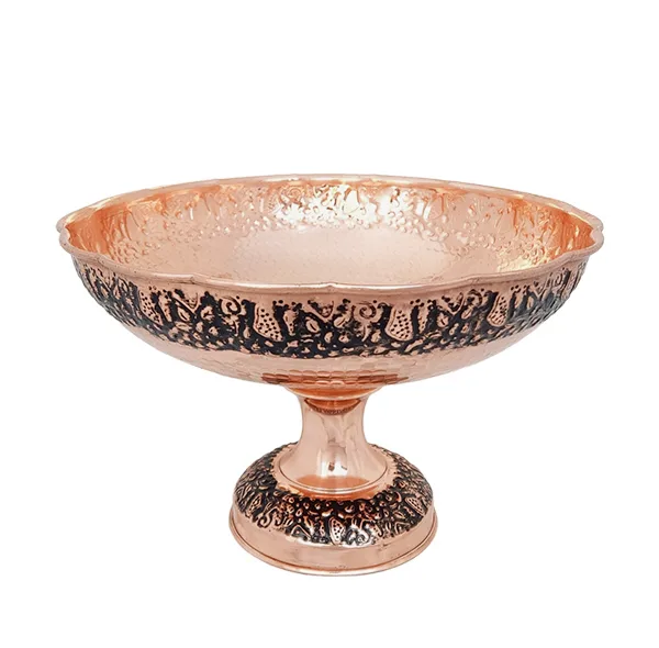 آجیل خوری مسی مدل لب چین کد ZH320.2