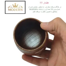 لیوان چوبی مدرن مدل کاپ