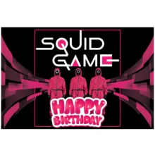 بنر تم تولد طرح بازی مرکب مدل Squid Game کد 1093