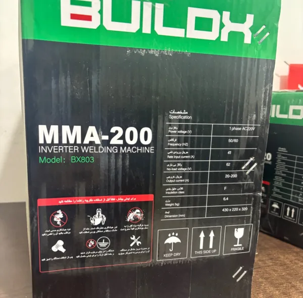 دستگاه جوش 200 آمپر بیلدکس مدل BX-803