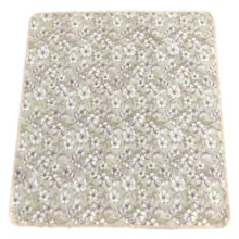 سفره 6 نفره مدل آیسو طرح پشت پارچه سایز 140×100 سانتی متر کد 04