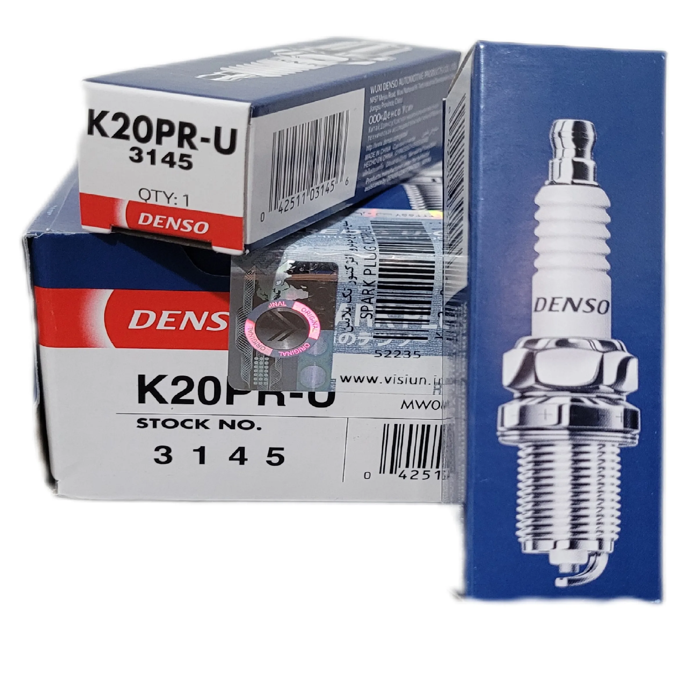شمع خودرو دنسو مدل K20PR-U 3145 بسته 10 عددی
