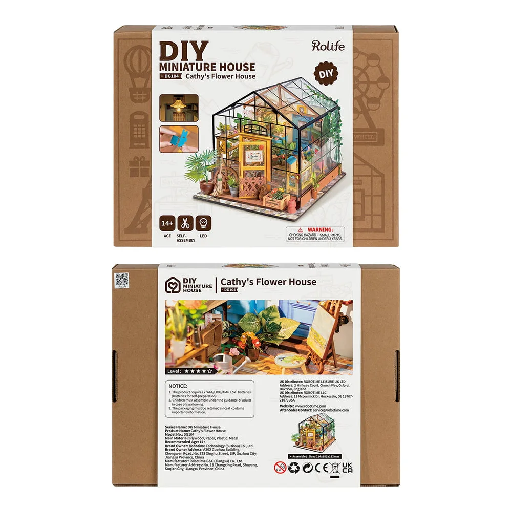 ساختنی 389 تکه رولایف مدل Cathy's Flower House DG104