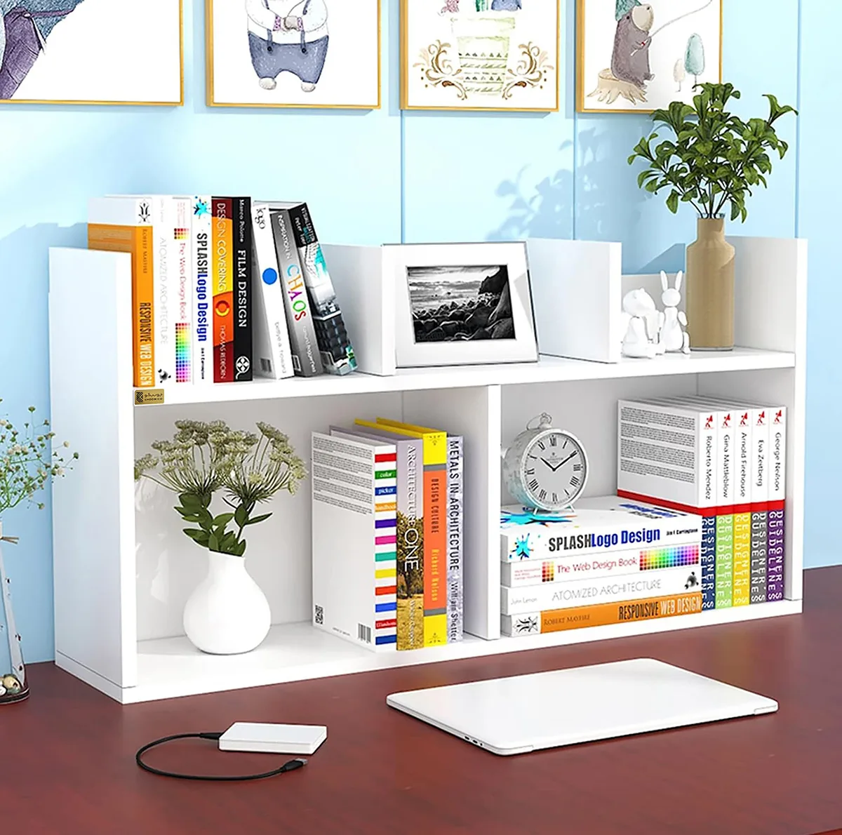 کتابخانه رومیزی چوبیکو مدل bookshelf530