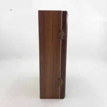 جعبه پذیرایی چوبی جای تی بگ و دمنوش مدل MD1299 با 5 محفظه جداگانه و درب محافظ برای جلوگیری از گرد و غبار