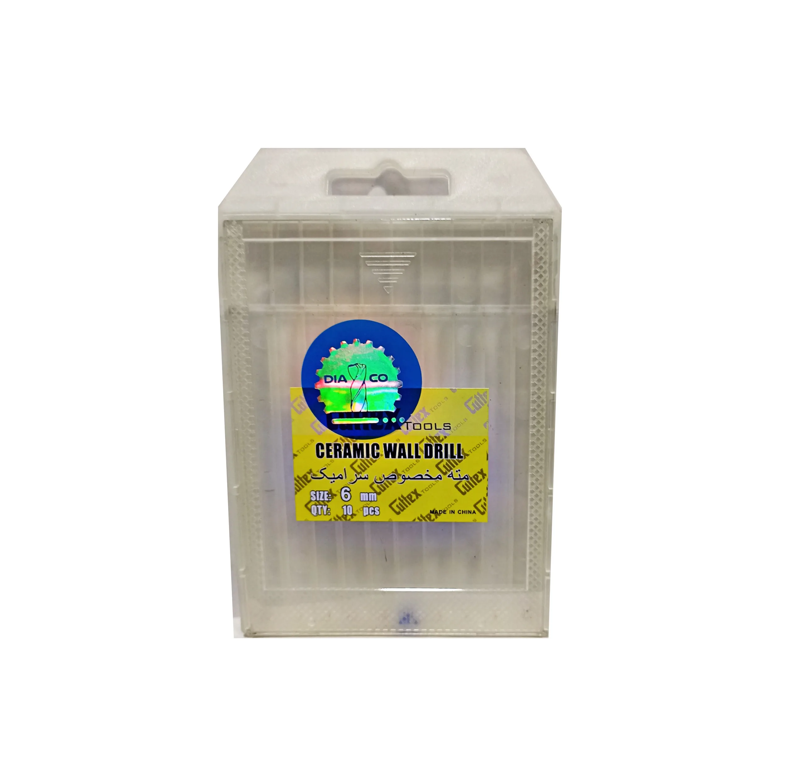 مته سرامیک دیاکو کد 8848 سایز 6 میلی متر بسته 3 عددی