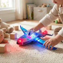 هواپیما بازی مدل دوقلو چراغدار کد H2