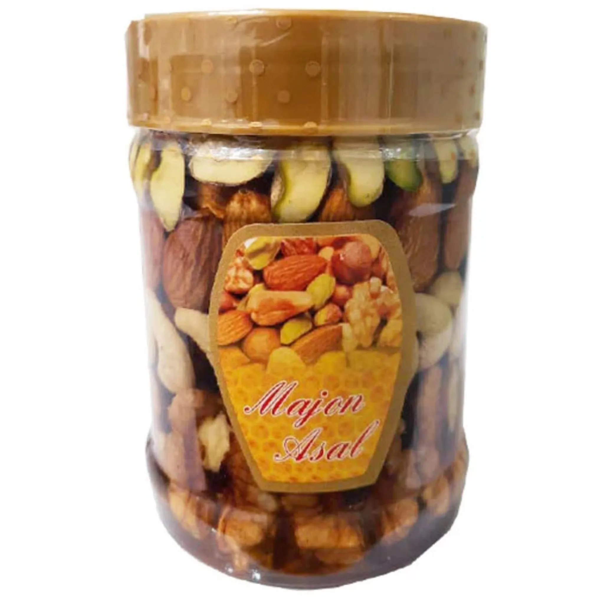 عسل معجون چهار مغز خانگی خاتون - 460 گرم