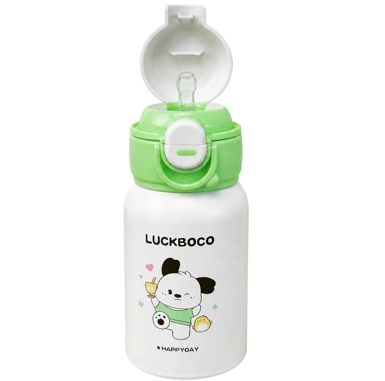 قمقمه کودک مدل دو حالته کیف دار LUCKBOCO گنجایش 0.5 لیتر