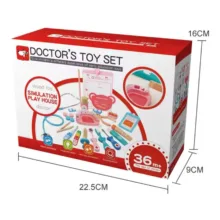 ست اسباب بازی تجهیزات پزشکی مدل Wooden Dentist Kit
