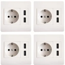 پریز USB مدل تارا بسته 4 عددی