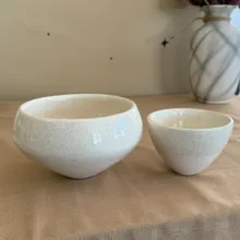 کاسه مدل سرامیکی طرح ژاپنی مجموعه دو عددی