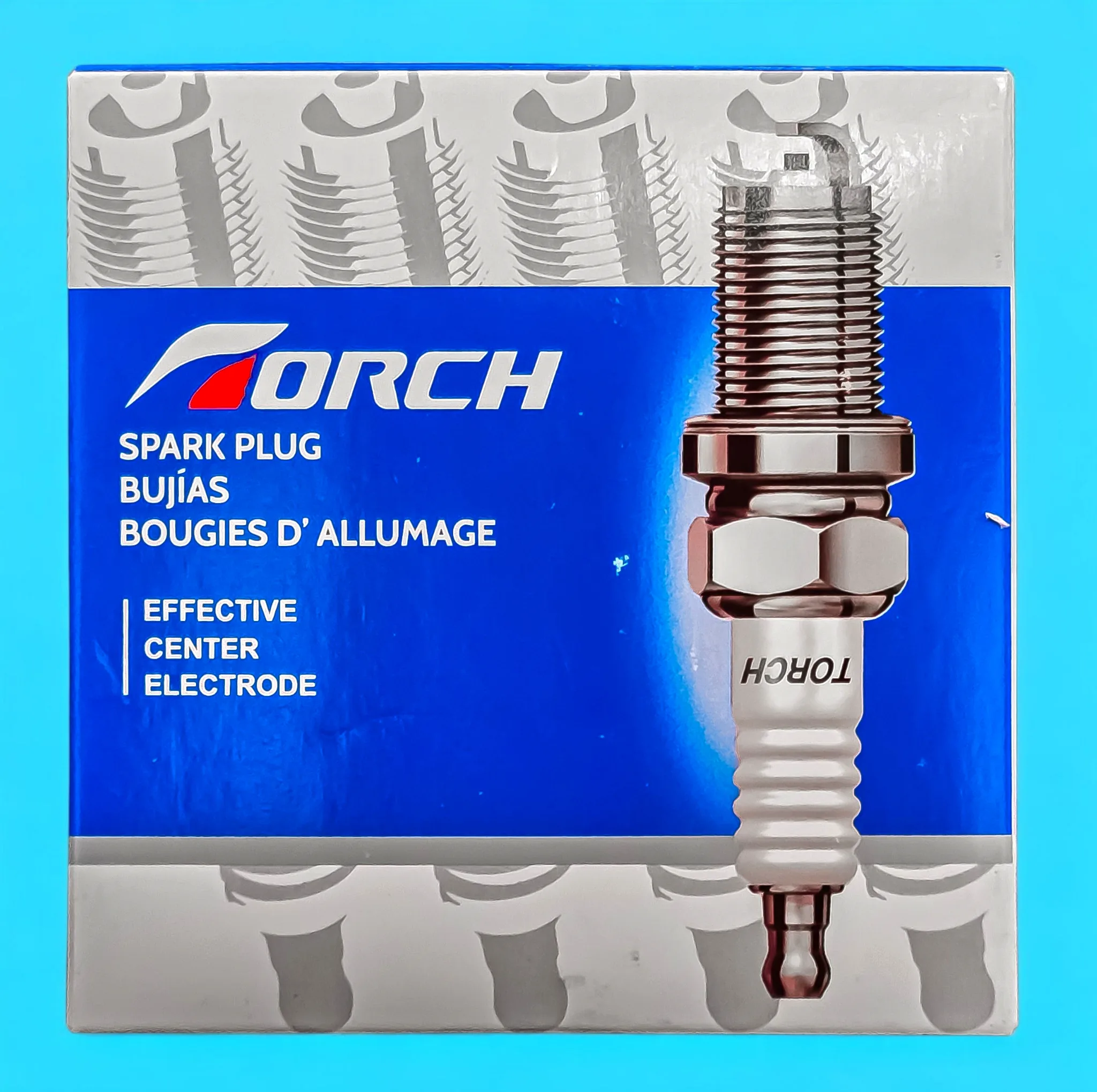 شمع خودرو تورچ مدل KL6RTC پایه بلند مناسب برای برلیانس H320 و H330 بسته ۴ عددی