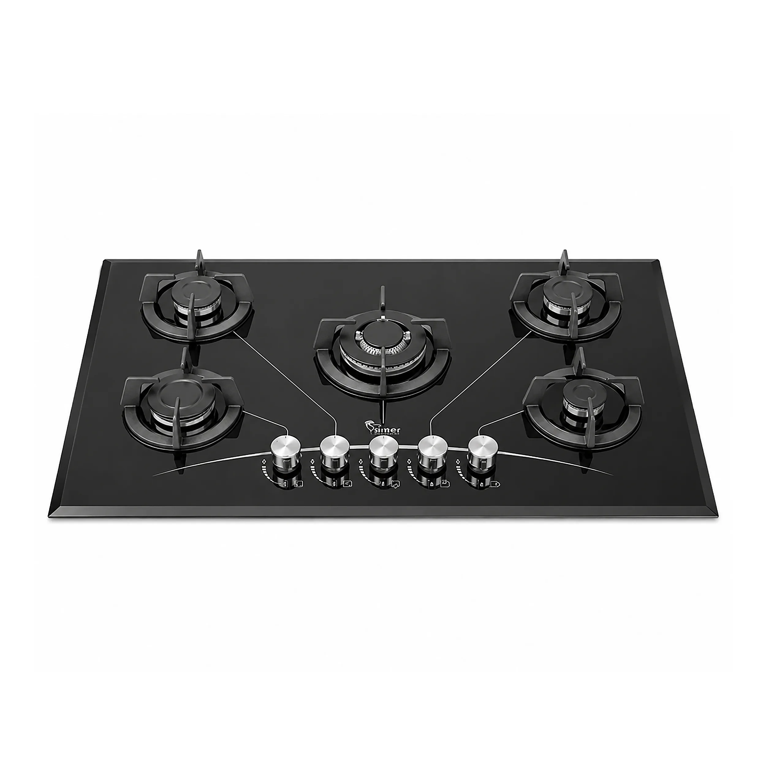 اجاق گاز کابینتی پنج شعله سیمر مدل G558