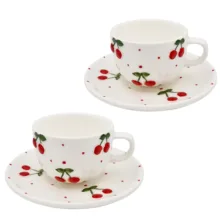 سرویس قهوه خوری 4 پارچه دو نفره مدل زرین کد 2435P4xalb