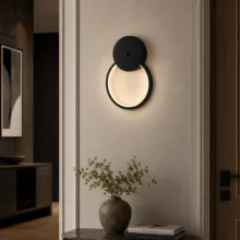 دیوارکوب 1 شعله نور از ما رشکان مدل circle.30