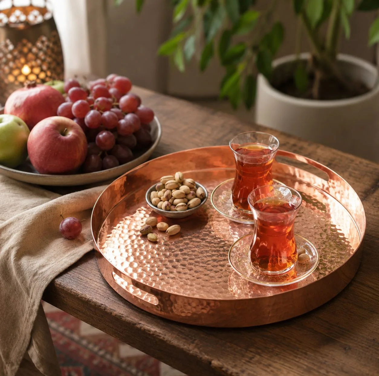 سینی مسی مدل گرد کد ZH413.1