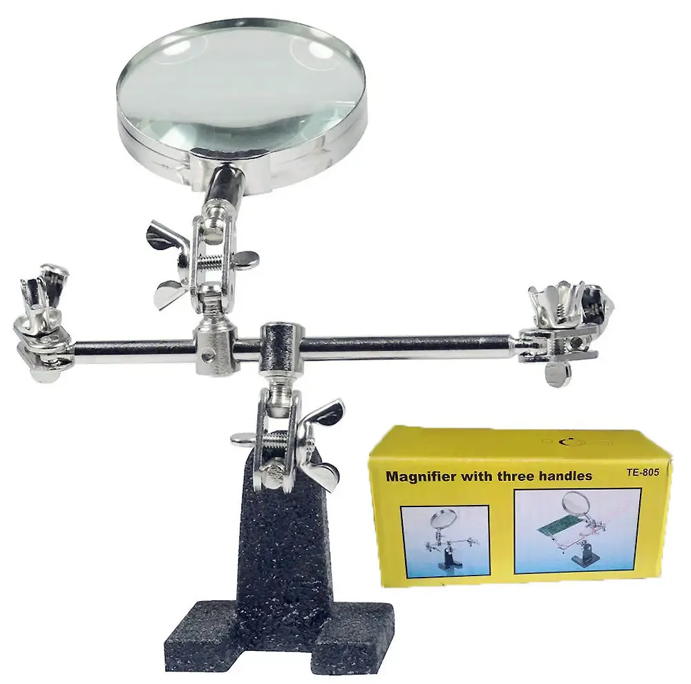 گیره مونتاژ مدل TE-805 به همراه ذره بین