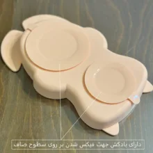 ظرف غذا 5 تکه کودک مدل خرگوش کد 2025