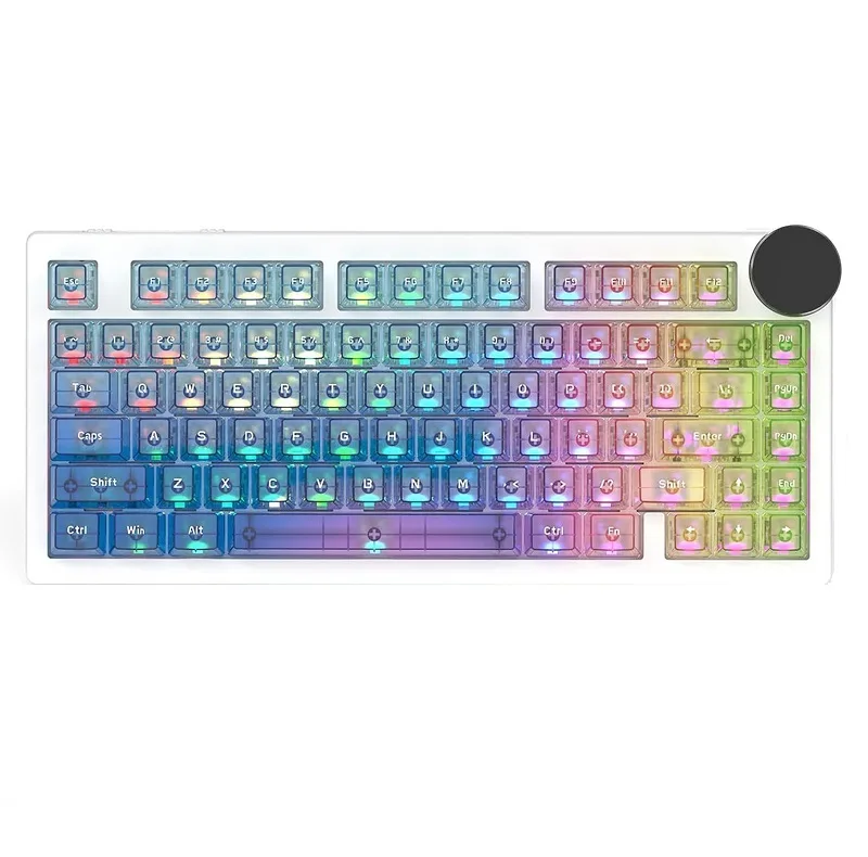 کیبورد بی سیم مخصوص بازی آجز مدل AK820 V2 PRO 8+8 K