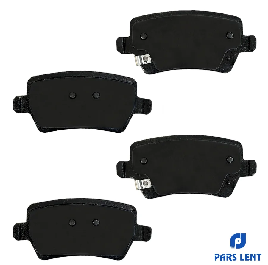لنت ترمز دیسکی عقب خودرو لنت پارس کد 2-80196 دو جفت مناسب برای فونیکس FX پریمیوم