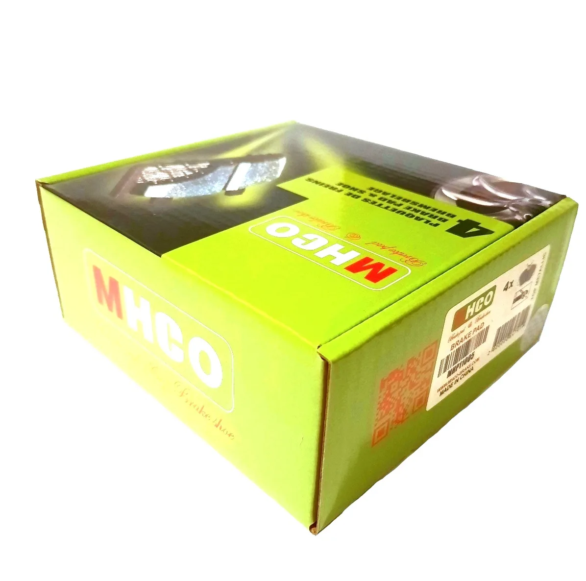 لنت ترمز دیسکی جلو خودرو ام اچ کو مدل 40505 دو جفت مناسب برای لیفان X60، ام وی ام X55