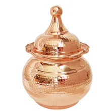 آجیل خوری مسی مدل لاله کد ZH283.2
