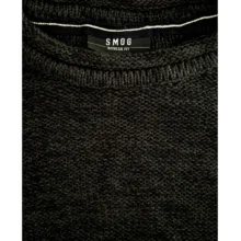 پلیور یقه گرد مردانه اسموگ مدل CHARCOAL