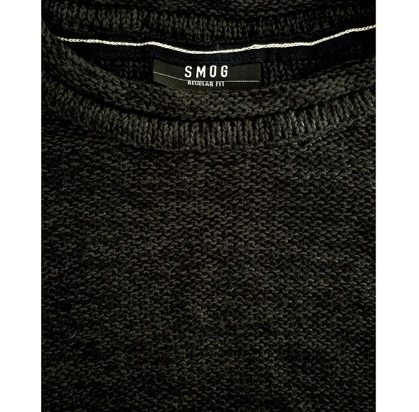 پلیور یقه گرد مردانه اسموگ مدل CHARCOAL