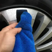 دستمال نظافت خودرو ابراف مدل میکروفایبر M406 مجموعه 6 عددی