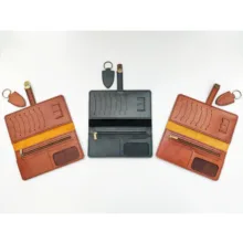 ست هدیه آوین مدل چرم طبیعی avn01