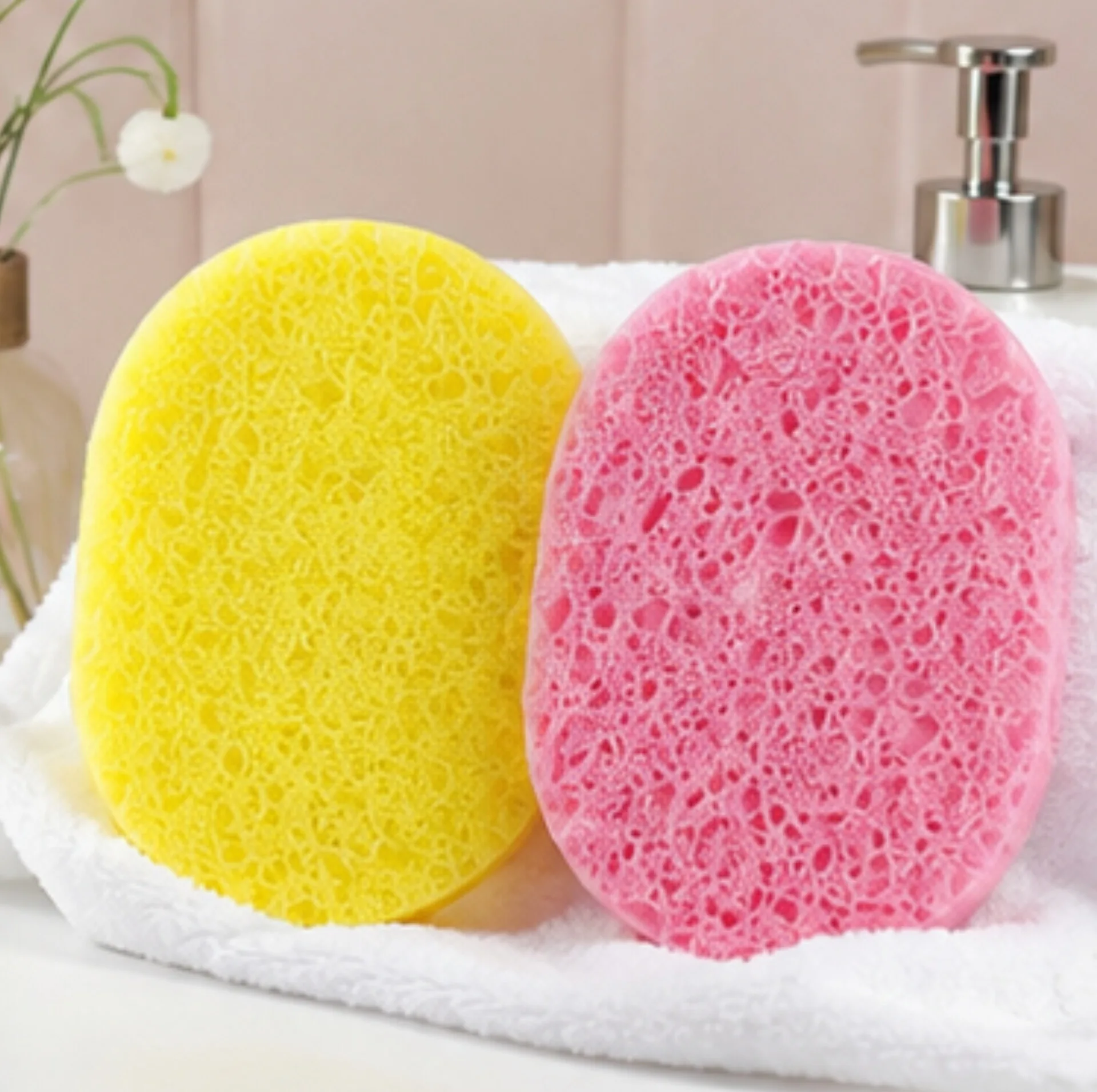 اسفنج شستشوی صورت و بدن مدل Soft Sponge بسته 3 عددی
