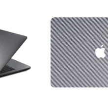 برچسب پوششی ماهوت طرح Silver Carbon مناسب برای لپ تاپ Macbook 12inch Retina