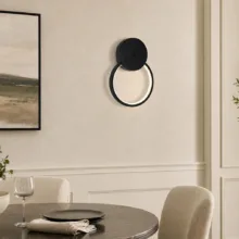 دیوارکوب 1 شعله نور از ما رشکان مدل circle.30