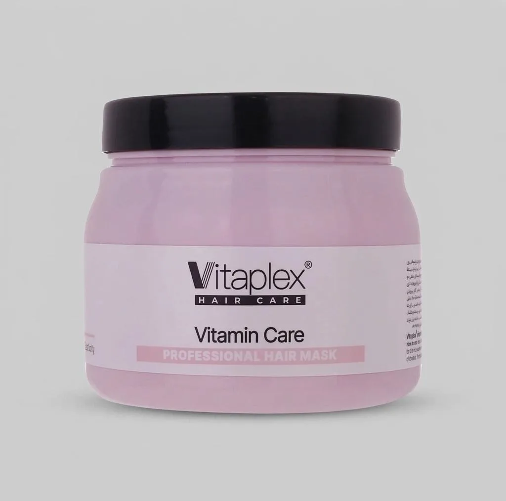 ماسک مو ویتاپلکس مدل Vitamin Care حجم 500 میلی لیتر