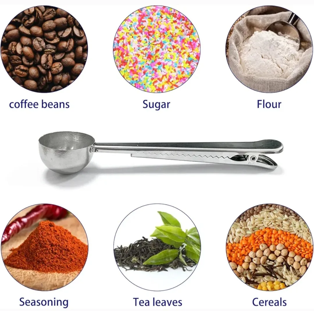 پیمانه قهوه مدل گیره دار بسته 2 عددی