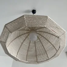 لوستر بافتنی مدل گنبدی مکرومه کد 4025