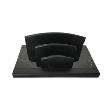ست لوازم اداری رومیزی طرح سنگ مرمر مدل مدیریتی BB-969-New مجموعه 9 عددی