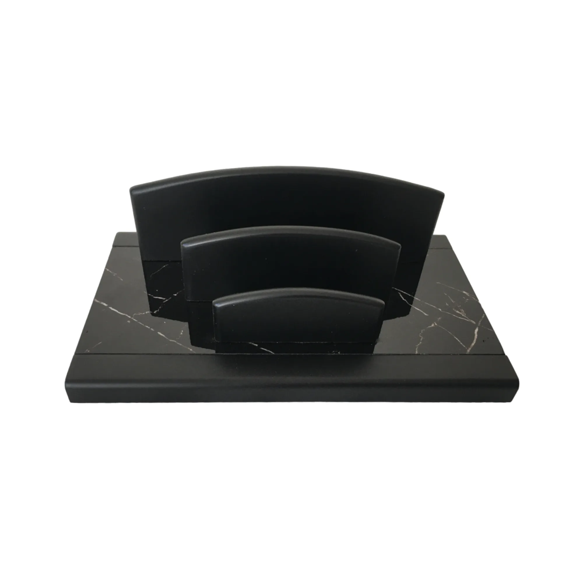 ست لوازم اداری رومیزی طرح سنگ مرمر مدل مدیریتی BB-969-New مجموعه 9 عددی
