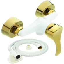 شیر سرویس بهداشتی ایلمان مدل لاله WG900 به همراه شلنگ توالت