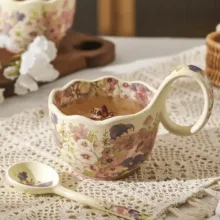 ماگ مدل لته خوری گل کد 2772