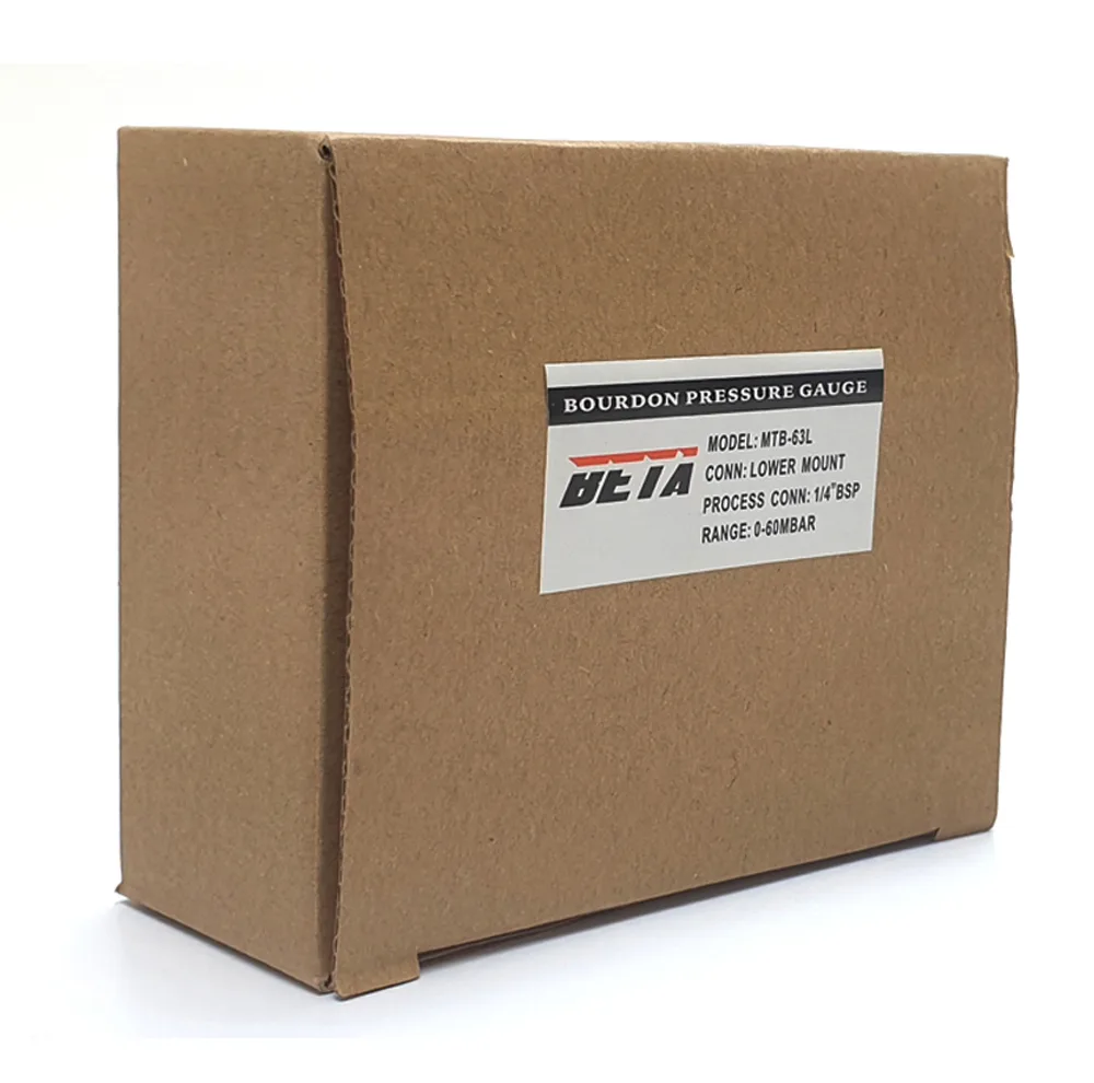 گیج فشار بتا مدل MTB-63L-60Mbar