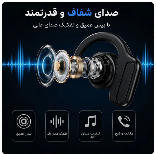 هدفون بلوتوثی مدل TWS