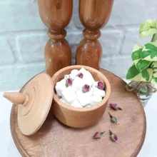 قندان مدل چوبی طرح راش کد Rash3paye