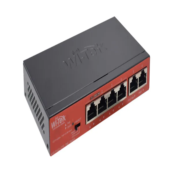سوئیچ POE شش پورت وایتک مدل WI-PS205(V4)