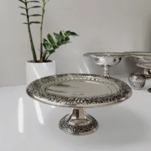 شیرینی خوری مسی مدل ارکیده کد ZH345.12