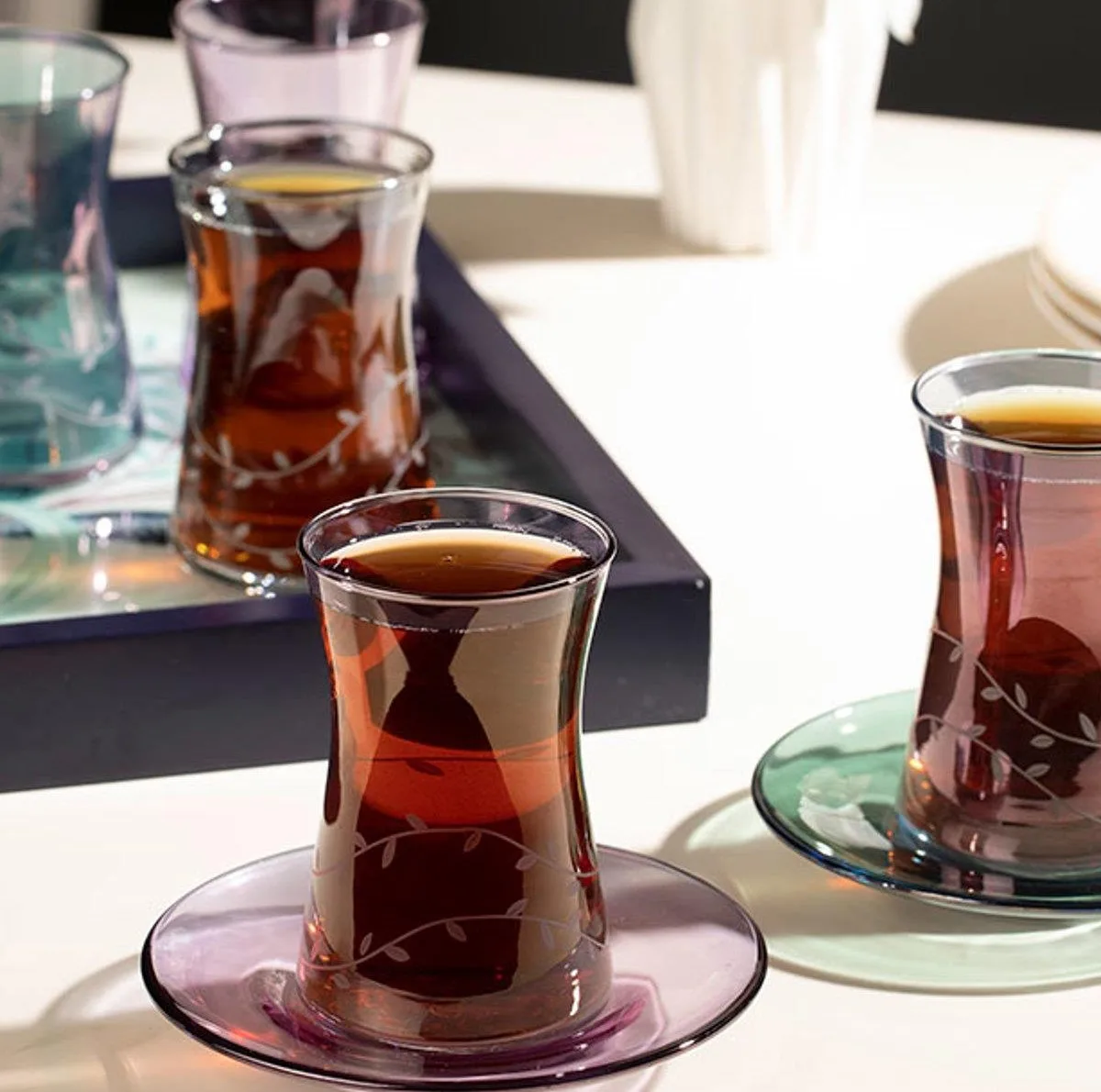 ست فنجان و نعلبکی 12 پارچه 6 نفره انگلیش هوم مدل Greta