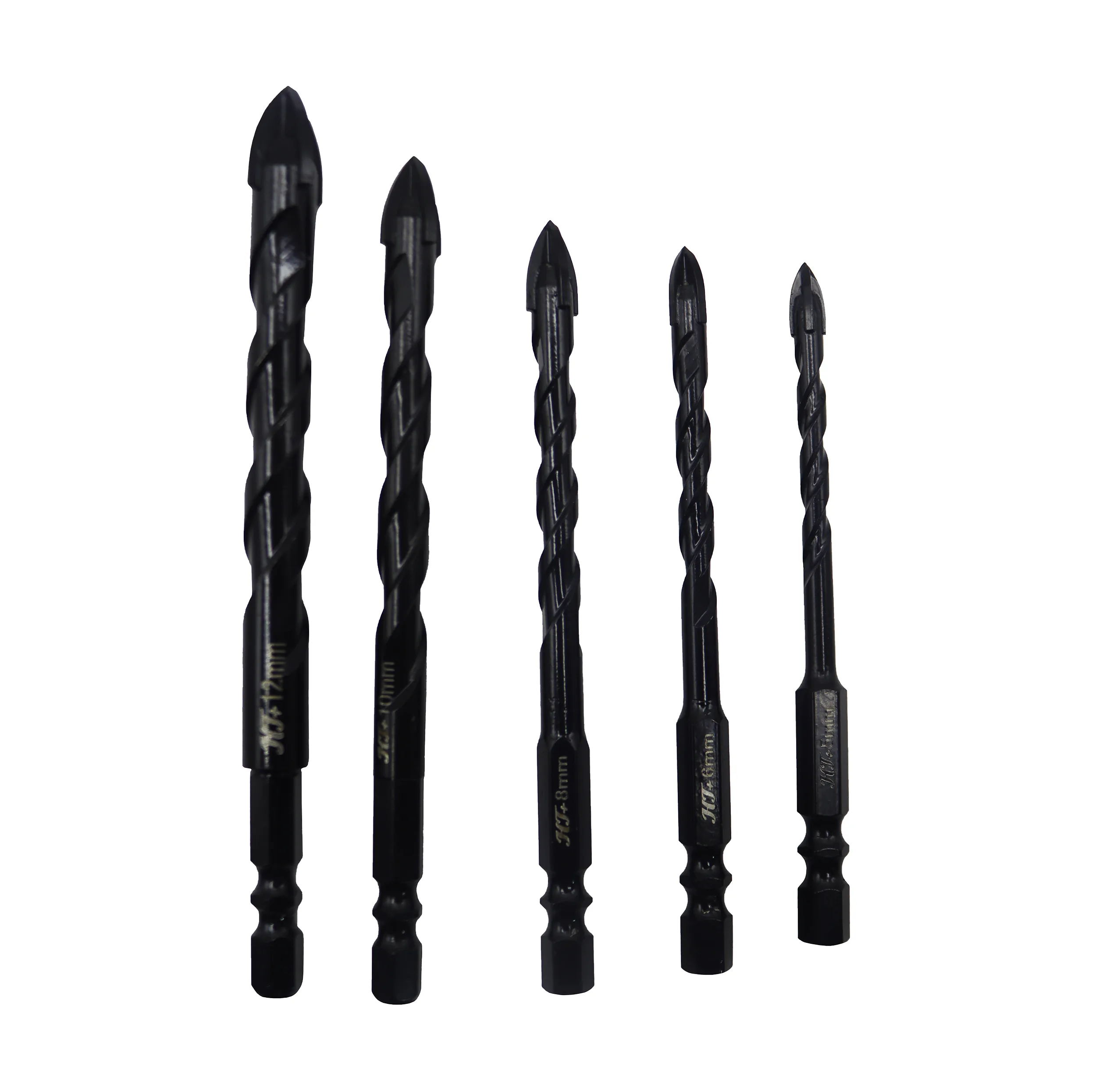 مته نیزه ای چهار پر اچ جی مدل YP-HJ-4PAR مجموعه 5 عددی
